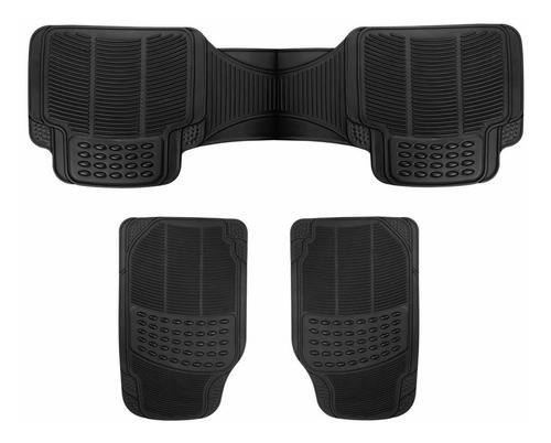 Tapetes Para Auto Material Caucho 3 Piezas Universales