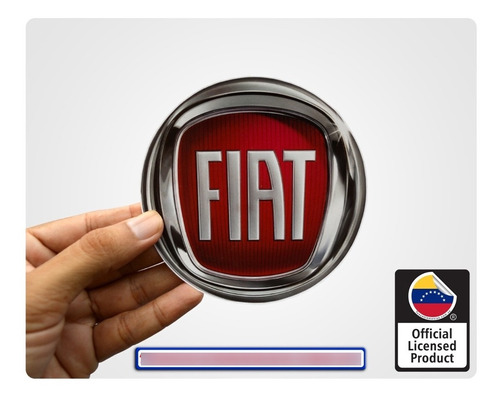 Imagen 1 de 4 de Calcomanías De Carros Y Camionetas Del Logo: Fiat