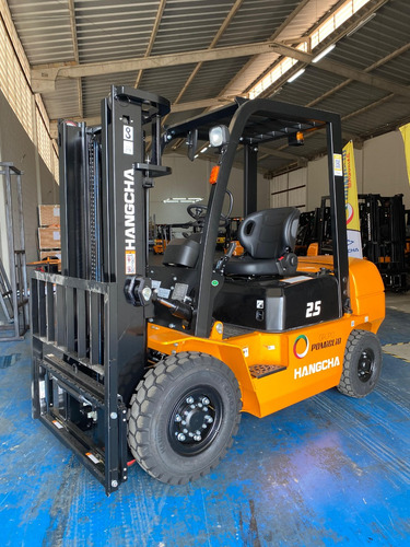 Empilhadeira Hangcha Diesel 2,5 Toneladas Duplex 3,5 Metros