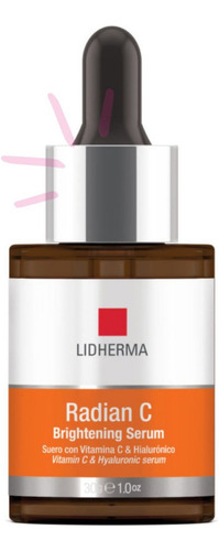 Sérum Brightening Serum Lidherma Radian C con vitamina C y ac. hialurónico 30g