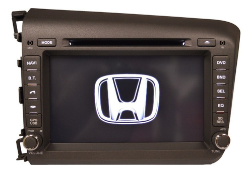 Honda Civic 2012, Dvd, Gps, Bluetooth, Estéreo, Usb, Radio T