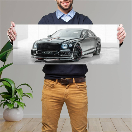 Cuadro 30x80cm Auto 2020 Bentley Flying Spur By 390