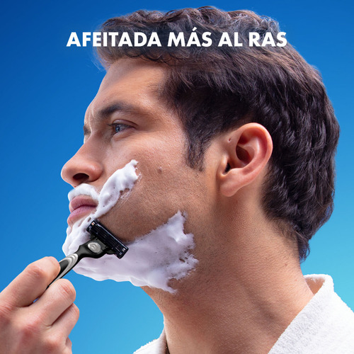 Imagen 4 de 8 de Repuestos para maquina de afeitar Gillette Mach3 con 4 unidades