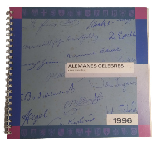 Alemanes Célebres Y Sus Ciudades Calendario De Mesa 1996 