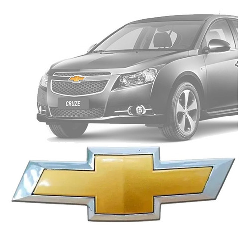 Imagem 4 de 8 de Emblema Dianteiro Chevrolet Cruze 2012 A 2015