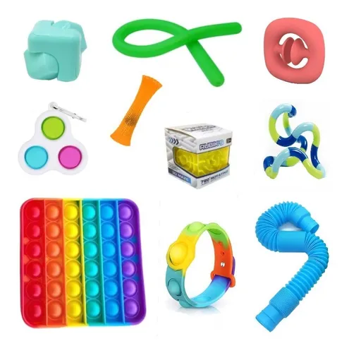 Stress Toys Combo X10 Juegos Diferentes Antiestres E Ingenio