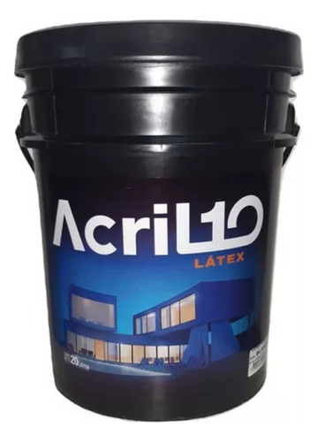 Pintura Látex Mate Exterior Interior Acril10 20 L Duracril