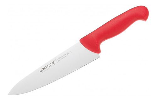 Cuchillo Carnicero Arcos 20cm Profesional Rojo Asado Bbq