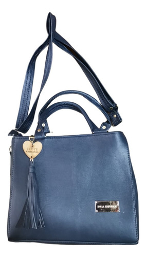 Bolsa Artesanal Mini Piel Genuina Dama Crossbody Lisa Cuero