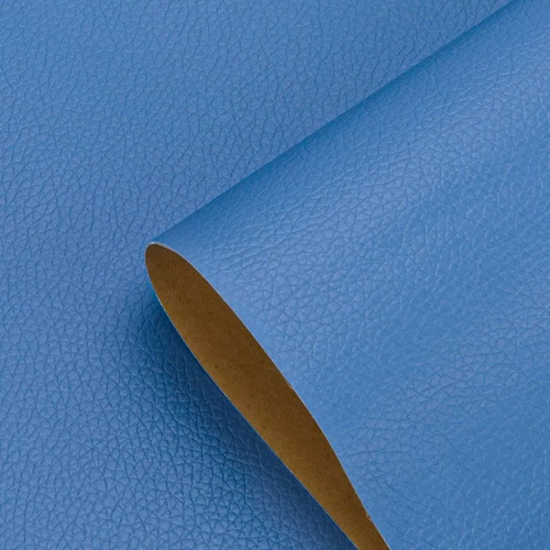 50*137cm Parche Autoadhesivo De Cuero Para Reparar Sofás Color Azul