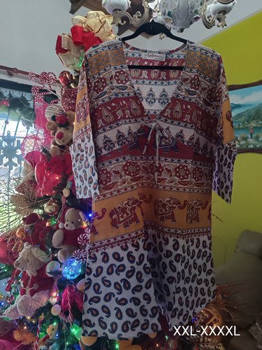 Blusón Vestido Hindu Importado Tallas Grandes 3 X 20$ Envío 