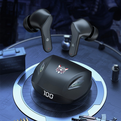 Audífonos in-ear gamer inalámbricos Onikuma T33 negro