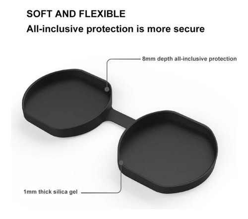 Funda Protectora De Silicona Para Gafas Ps Vr2 Para Psvr2 Du