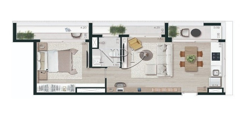 Imagem 13 de 15 de Edificio Condominio Vn Melo Alves Apartamento Studio Nos Jardins- - V-9208
