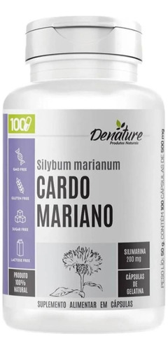 Cardo Mariano Silimarina 100 Caps 500mg