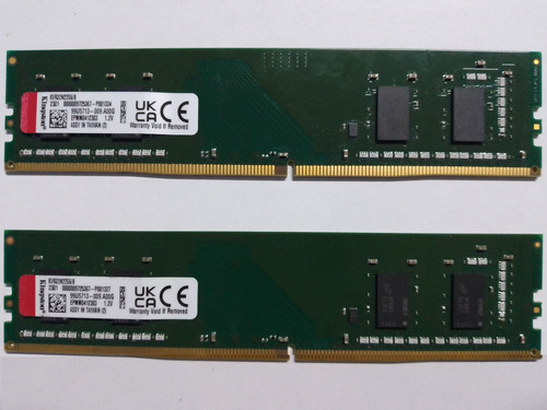 Memoria Ram Ddr4 8gb Bus 3200 Kvr32n22s6/8 Kingston