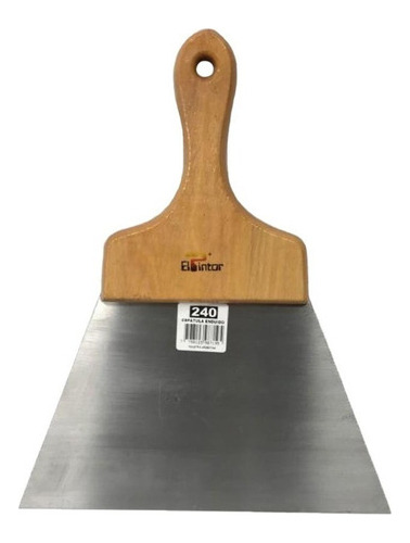 Imagen 2 de 4 de Espátula Mango De Madera Para Enduir N 24 Acero - Mm
