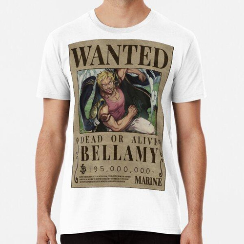 Remera Bellamy One Piece The Hyena Bounty Poster Algodon Pre