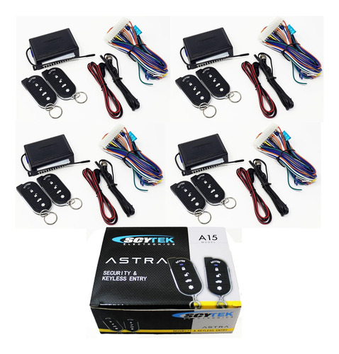 A15 Keyless Entry Car Alarm Security System, 2 Key Fob ...
