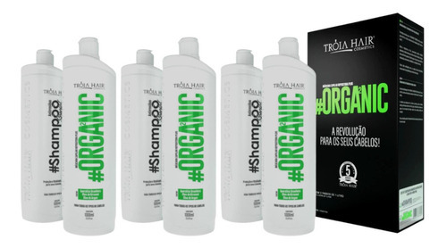 3 Kits Progressiva Organica Troia Hair 6 X 1000ml Alisamento