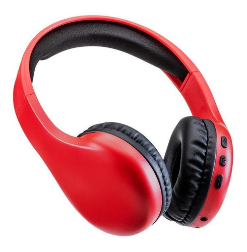 Imagem 1 de 6 de Headphone Bluetooth Joy P2 Vermelho Multilaser