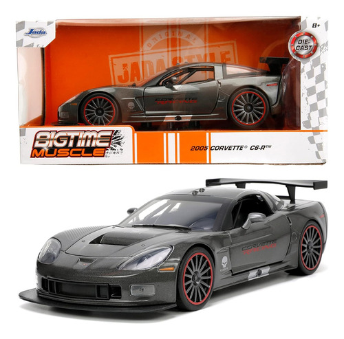 Jada Bigtime Muscle Chevy Corvette C6-r 2005 1/24 Die-cast