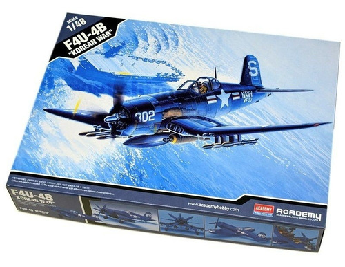 Imagem 1 de 5 de Plastimodelismo Academy Caça F4u-4b Corsair Korean War 1/48