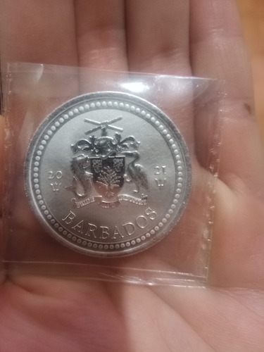 Moneda De Plata Barbados 1oz