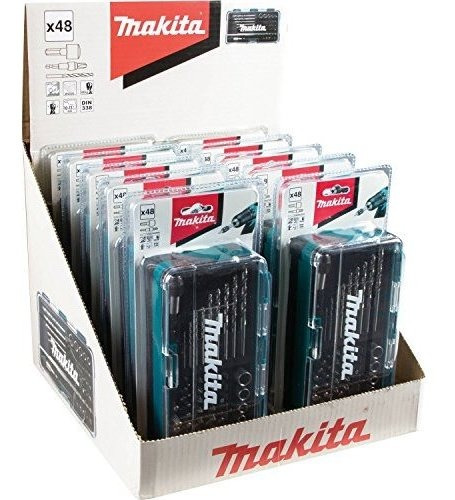 Makita B3620110 48 Piezas Metricas De Alta Velocidad De Ace