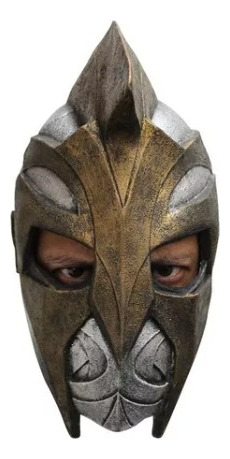 Mascara Caballero Gladiador Guerrero Latex Halloween