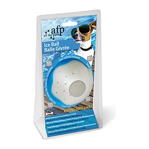 All For Paws Chill Out Ice Ball, Dog Cooling Freezer Toys Co