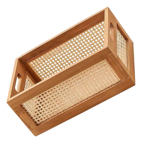 Cesta Decorativa N2 Para Almacenamiento De Libros, Cestas Te