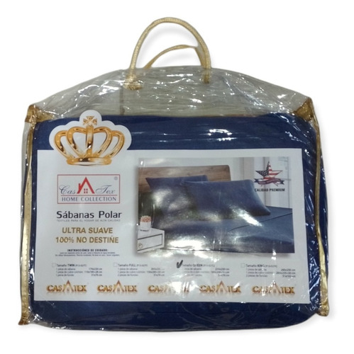 Imagen 8 de 9 de Sabanas De 3 Plazas King - Marca Casatex De Polar