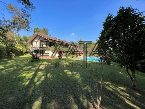 Imagem 5 de 30 de Condomínio Parque Silvino Pereira, Granja Viana, Com Ótima Construção, 5 Suítes Mais Apto P/ Hóspedes, Lazer Com Piscina E Gourmet, Vista P/ O Verde! - Ca00961 - 71015869