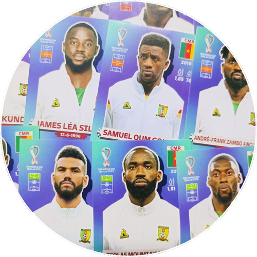 Camerun - Lamina Original Álbum Mundial Qatar 2022