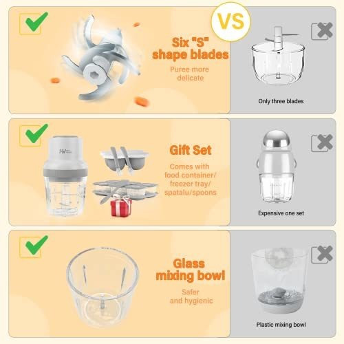 Procesador De Alimentos Para Bebés Heyvalue, 13 En 1,