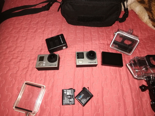 Go Pro Hero 4 Black, Go Pro Hero 3 Black Com Tela Lcd.