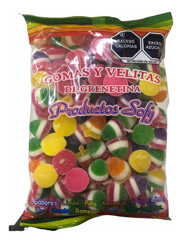 Gomitas Tricolor Frutas 1 Kg Productos Sofy