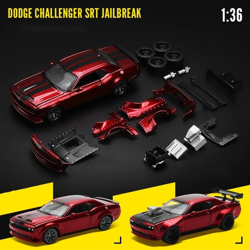 Dodge Challenger Srt Escala 1:36 Modificable Car Tuning Cca