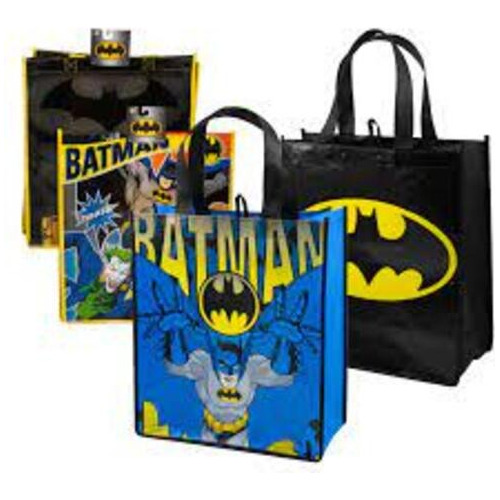 Dc Batman Pack 3 Bolsas Reutilizable Diferentes Modelos