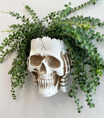 Maceta De Calavera Para Halloween Y Día De Los Muertos