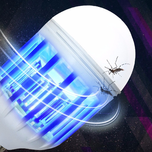 Imagen 3 de 4 de Mata Zancudos Moscas Mosquitos Electrico Foco Led