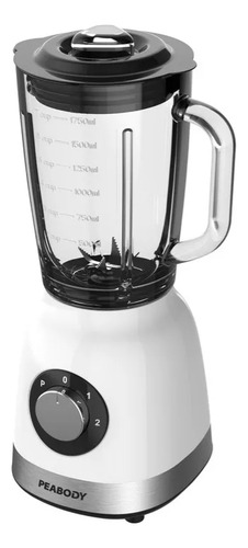 Licuadora Peabody Pe-ln810b 2 Velocidades 800w 1.75lt Vidrio