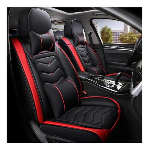 Asientos Rojo/negro De Lujo Cuero Hyundai Accent Rb Gl