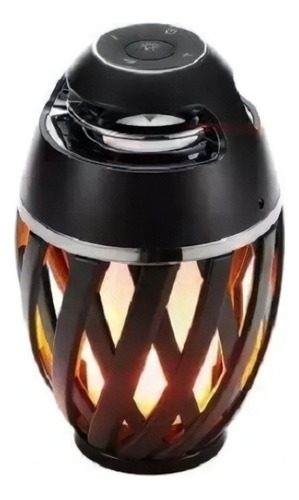 Caixa De Som Bluetooth Flame Atmosphere Speaker Led