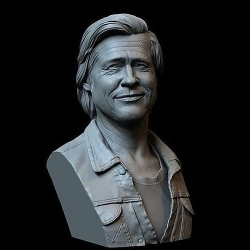 Archivo Stl Impresión 3d - Brad Pitt Bust