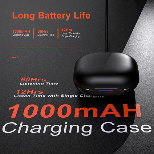 Auriculares Open Ear Jzones Wireless Bluetooth 5.3 - 60h
