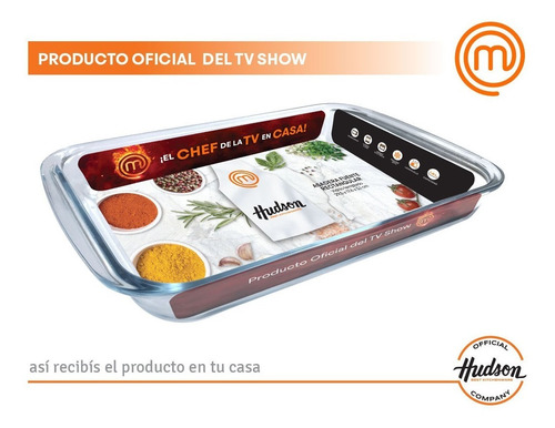 Asaderas Vidrio Templado Hudson Rectangular Para Horno