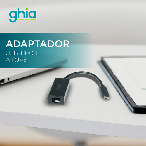 Adaptador wifi usb 3.1 C A red ethernet Rj45 Adap-5 Ghia
