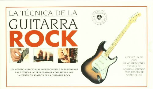guitarra rock -fondo-, de Terry Burrows. Editorial editorial raices, tapa dura en español, 2003